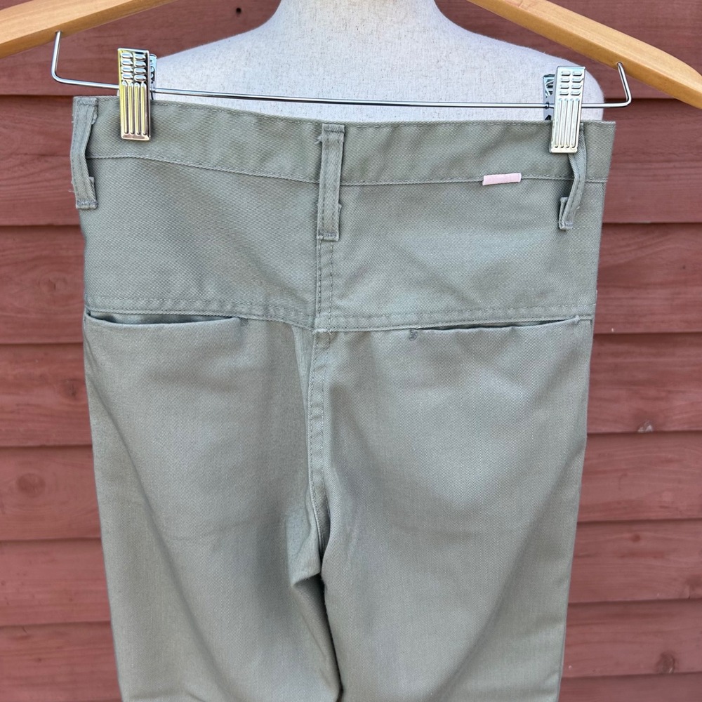 Vintage Billy The Kid Khaki Pants Western Wear Boyswear Size 26x24 Splinter - Picture 6 of 7